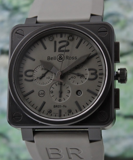 (image for) UNWORN BELL & ROSS LIMITED EDITION PHANTOM CHRONOGRAPH COLLECTION / BR01-94-S